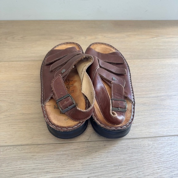 Finn Comfort Brown Leather Orthopedic Sandals - Picture 4 of 5